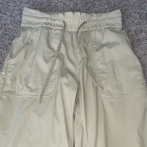 Lululemon tan adjustable pants